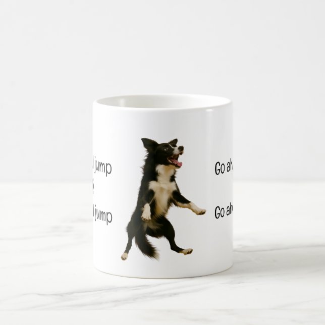 Mug Chanson de satire titre & paroles Jumping Dog (Centre)