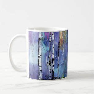 Mug Chanson d'hiver dans les bois de bouleaux