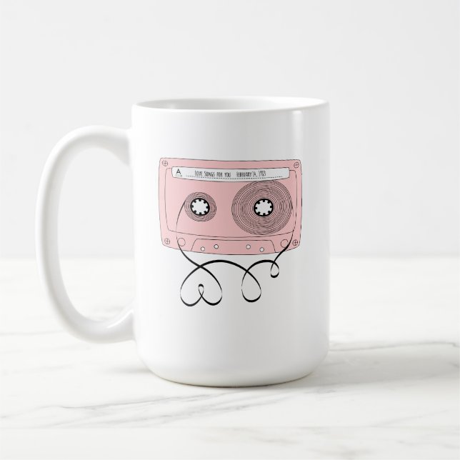 Mug Chansons d'amour pour la bande de cassette de la S (Gauche)