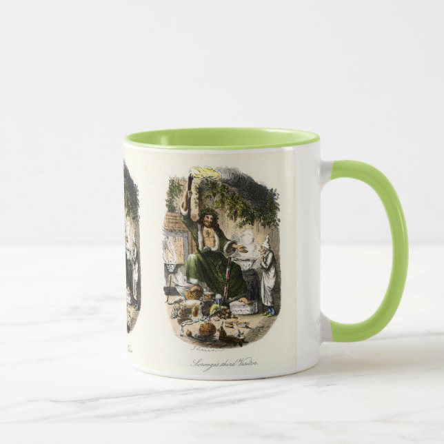 Mug Chant de Noël - fantôme de cadeau de Noël (Droite)
