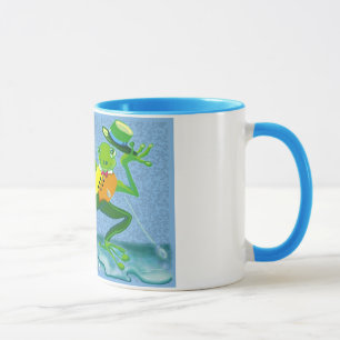 Mug chanter dans la grenouille