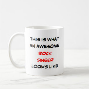 Mug chanteur de rock, génial