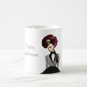 Mug Chapeau de cirque d'Halloween crâne féminin