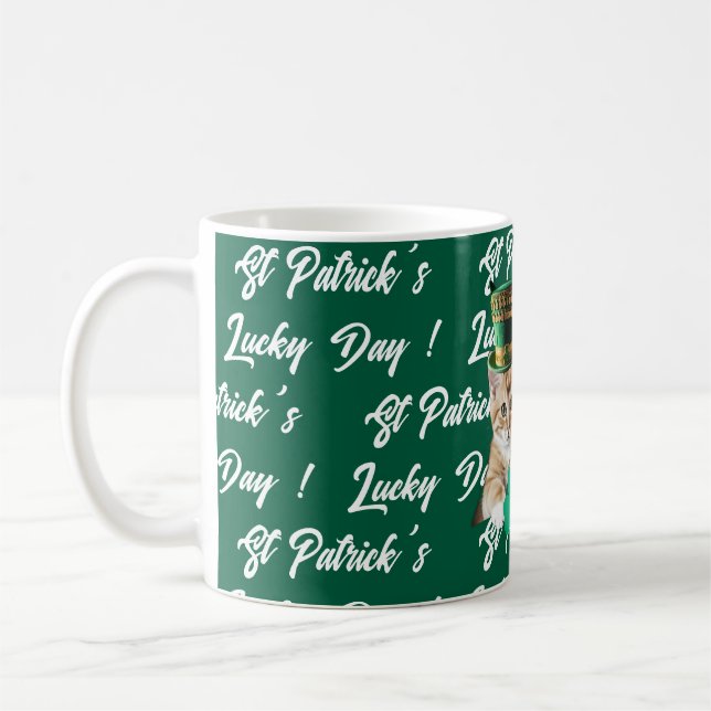 Mug Chapeau de lutin de la journée chanceuse de la Sai (Gauche)