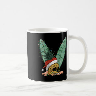 Mug Chapeau de Santa Noël Crâne Ananas En Juillet Pour