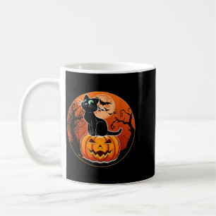 Mug Chapeau de sorcière de chat noir Halloween mignon