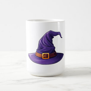 Mug chapeau de sorcière violet Halloween