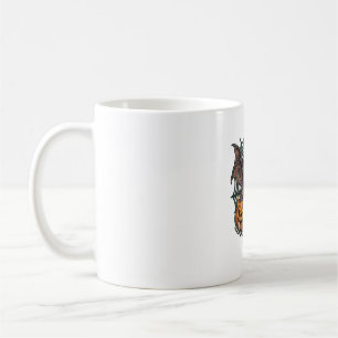 Mug Chapeau Haut de Forme de Crâne de Halloween Ailes