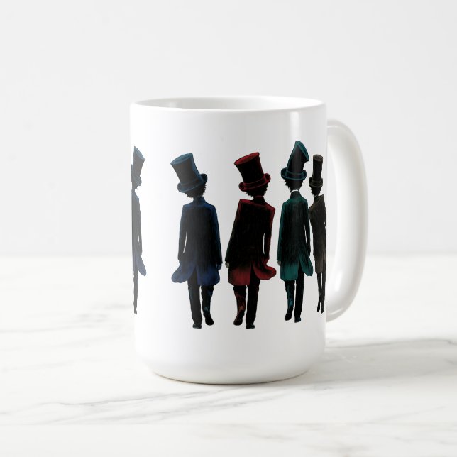 Mug Chapeaux Haut-de-forme (Devant droit)