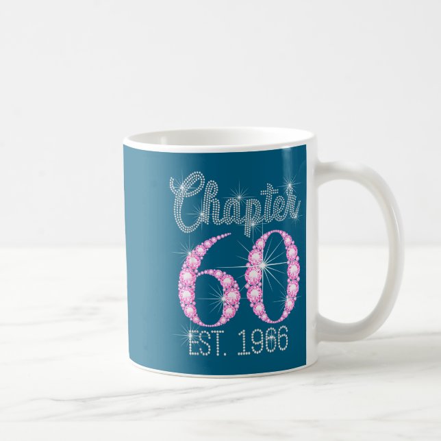 Mug Chapter 60 Est 1966 Happy 60th Birthday Gift  (Droite)