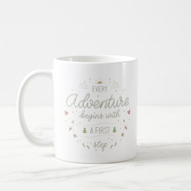 Mug chaque aventure une première étape (Gauche)