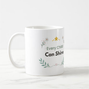 Mug Chaque enfant peut briller Professeur Floral