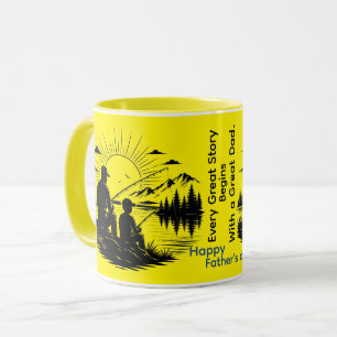 Mug Chaque grande histoire commence avec un grand papa