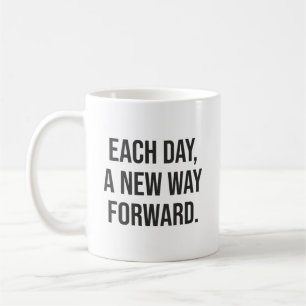 Mug Chaque Jour En Avant - Succès, Gymnase, Hustle, Gr
