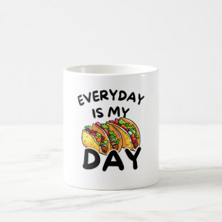 Mug Chaque Jour Est Manger Jour - Drôle Citation De L'