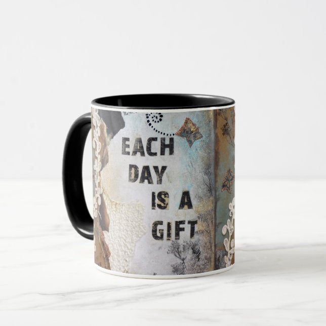 Mug Chaque Jour Est Un Cadeau (Devant gauche)