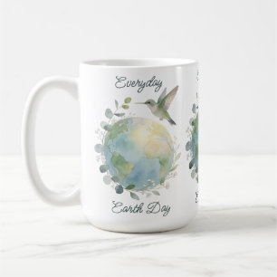 Mug Chaque jour Jour de la Terre Colibri Oiseau