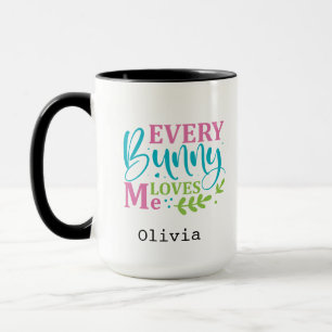 Mug Chaque Lapin M'Aime Drôle Pâques