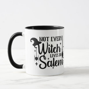 Mug Chaque sorcière vit à Salem Halloween