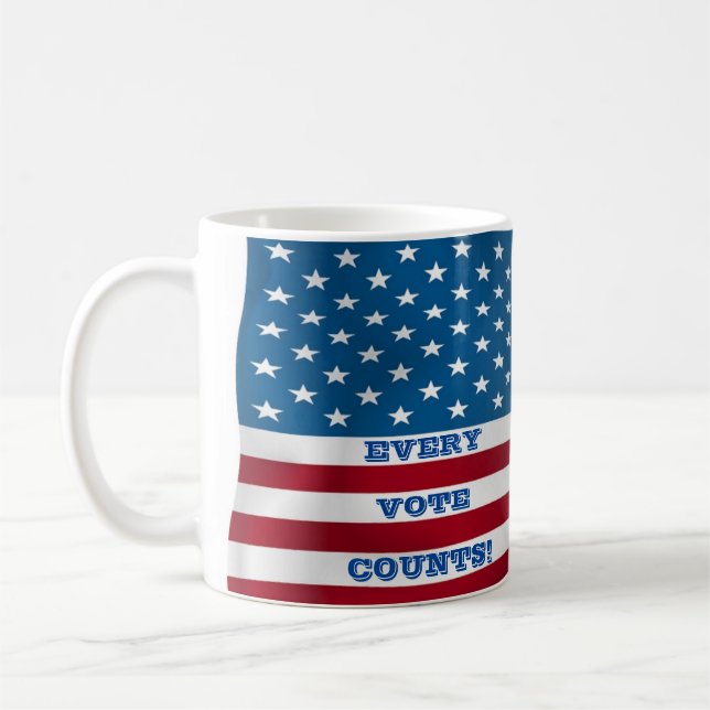 Mug Chaque Vote Compte ! -Mug (Gauche)