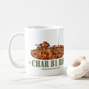 Mug Char B1 bis Guerre mondiale Deux 2ÈME GUERRE MONDI