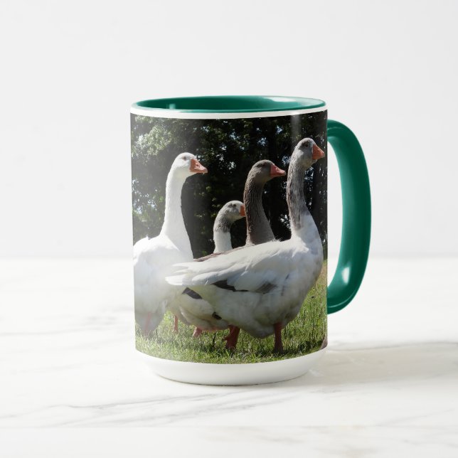 Mug Charbon d'oies domestiques (Devant droit)