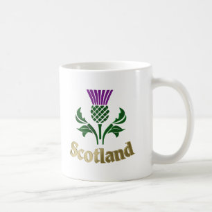 Mug Chardon d'emblème écossais