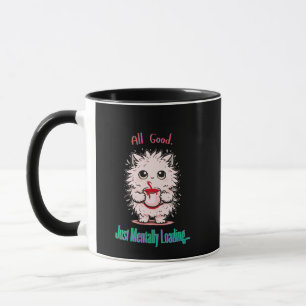 Mug Chargement mental… Humour quotidien mignon