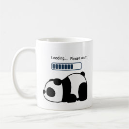 Mug Chargement Veuillez Patienter Drôle Devis Panda