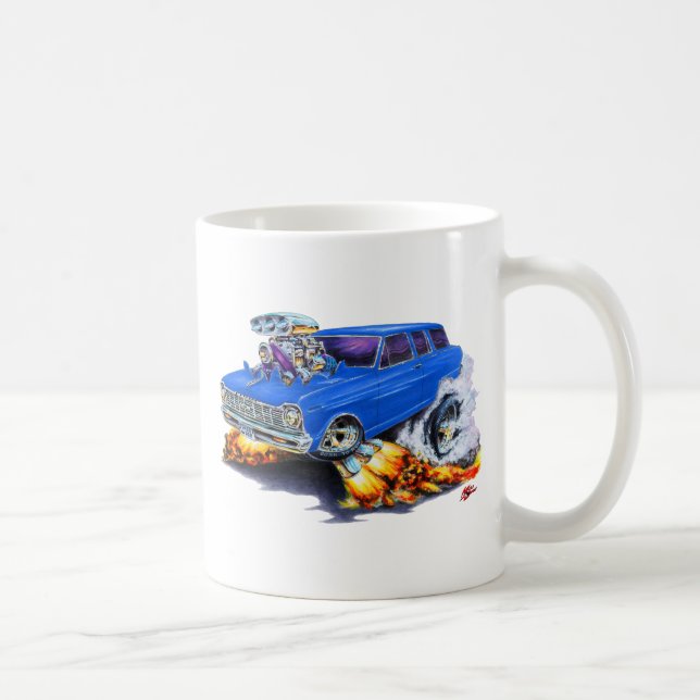 Mug Chariot 1962-65 de bleu de nova (Droite)