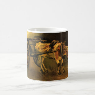 Mug Chariot avec boeuf rouge et blanc (Vincent van Gog