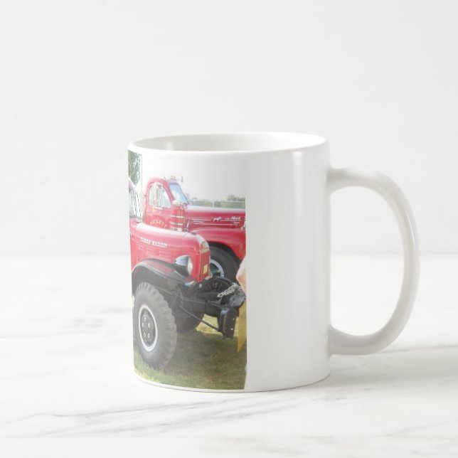 Mug Chariot rouge de puissance de Dodge (Droite)