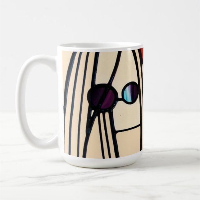Mug Charles Rennie Mackintosh Vitrail (Gauche)