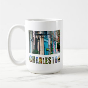 Mug Charleston Caroline du Sud Maisons Rainbow Row