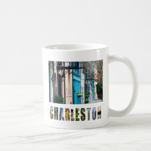 Mug Charleston Caroline du Sud Maisons Rainbow Row