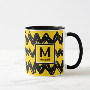 Mug Charlie Brown Zig Zag Ajoutez Votre Nom Et Votre