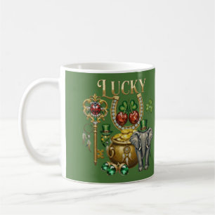 Mug Charme chanceux nom personnalisé 
