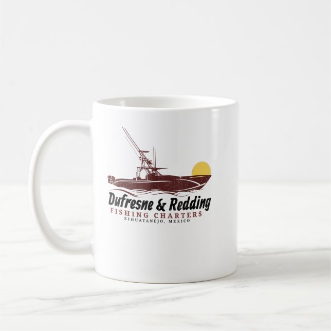 Mug Chartes De Pêche Dufresne Et Redding Zihuatanejo  (Gauche)