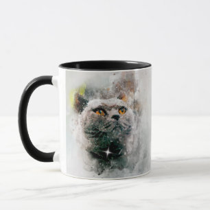 Mug Chartreux Chat et Neige