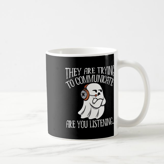 Mug Chasse à l'évp paranormal Aventures du chasseur fa (Droite)