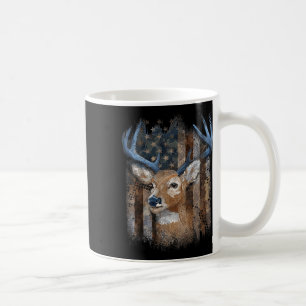 Mug Chasse au cerf de Buck Whitetail Drapeau américain