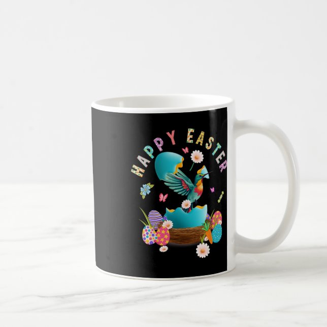 Mug Chasse aux oeufs de Pâques Joyeux Colibri Jour de  (Droite)