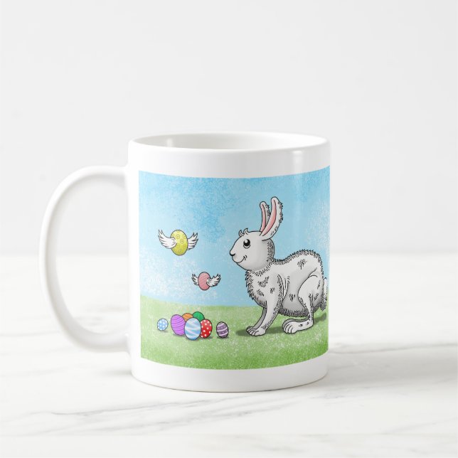 Mug Chasse aux oeufs du lapin de Pâques (Gauche)