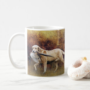 Mug Chasse faisan, Tapisserie d'automne Impression mét