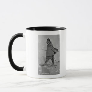 Mug Chasseur de joint d'Alaska avec la photographie de