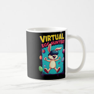 Mug Chasseur d'oeufs virtuel - Drôle de lapin de joueu