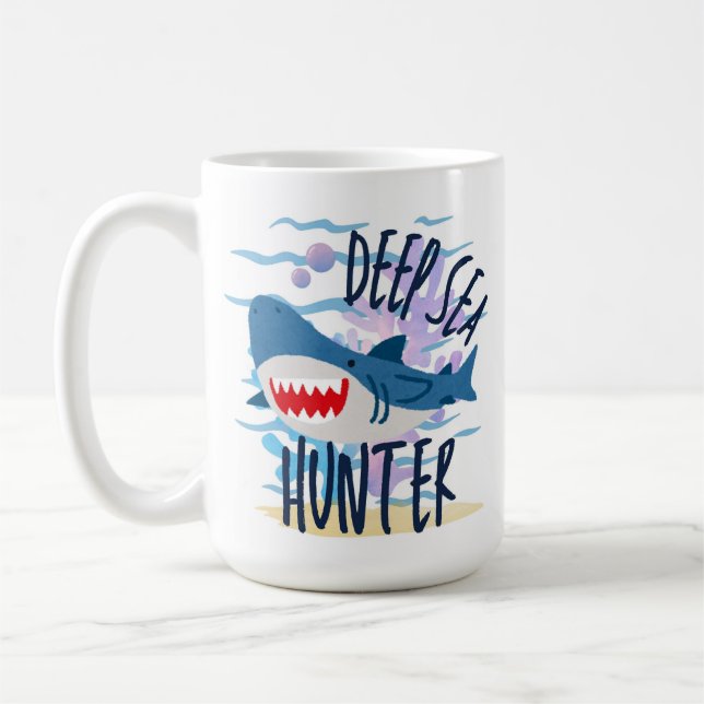 Mug chasseur en haute mer (Gauche)