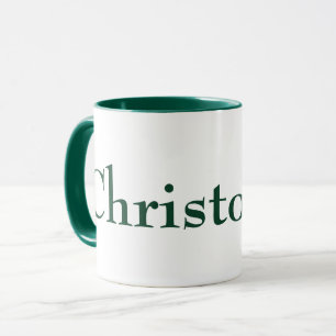 Mug chasseur personnalisé beau moderne d'empattement