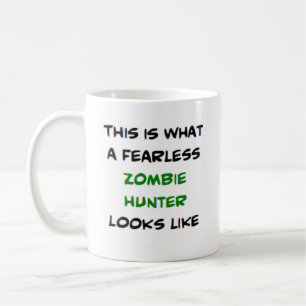 Mug chasseur zombie, sans peur