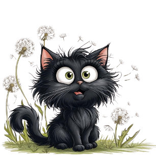 Mug Chat au pays des Dandelions Fluffy